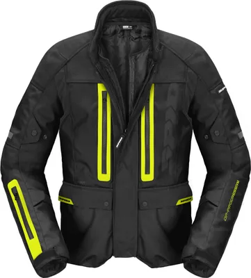 Produktbild von Spidi Traveler 3 Evo H2Out wasserdichte Motorrad Textiljacke, schwarz/gelb, 6XL