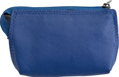 Obrázok produktu pre Josephine Osthoff - Puzdro na kľúče MAXX Puzdro na kľúče Puzdro na mince z pravej kože s ochranou kreditnej karty RFID Dvojité prešívanie 1 vonkajšie vrecko 1 vrecko na kartu 1 vrecko na kľúče s 2 krúžkami