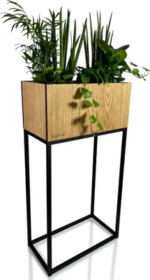 Obrázok produktu pre Záhon štvorcový LOFT FIORINO dub 42x22x80 cm