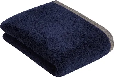 Produktbild von Bugatti Duschtuch Prato marine blau Größe 67x140
