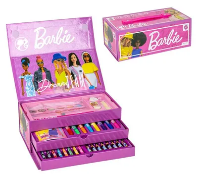 Obrázok produktu pre Barbie Kreatívna sada na maľovanie - Maľovanie a vyfarbovanie pre deti