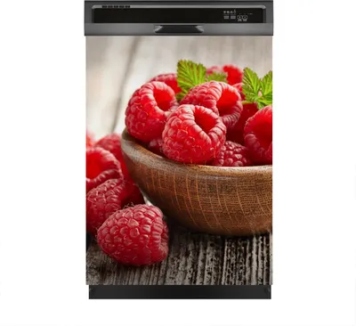Produktbild von Magnete Dekorative 60x80 cm Küche Magnetmatte Spülmaschine - Frische Himbeeren Obst