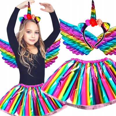 Produktbild von Toys Magisches Einhorn Kostüm für Mädchen mit Flügeln