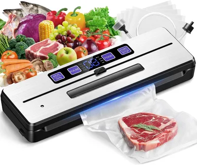 Produktbild von Profi Vakuumiergerät (-80kPa, 30cm) mit UV-Desinfektion & Zubehör