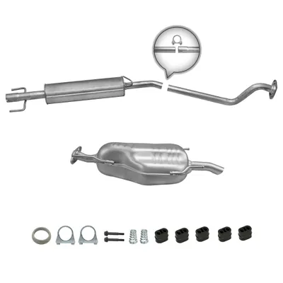 Produktbild von Auspuffanlage Opel Astra G 1.4 90 PS ab Baujahr 1998
