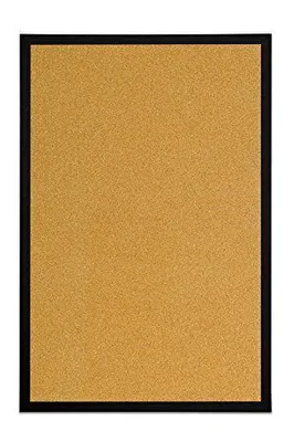 Zdjęcie produktu dla Bi-Office korkowa tablica ogłoszeń 40x30cm czarna rama MDF tablica ogłoszeń biurowa szkolna tablica korkowa magnetyczna nowoczesna