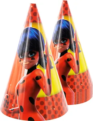 Produktbild von Partyhüte "Miraculous" 10 Stück