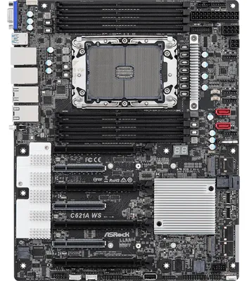 Produktbild von ASRock C621A WS - Motherboard - ATX - Socket