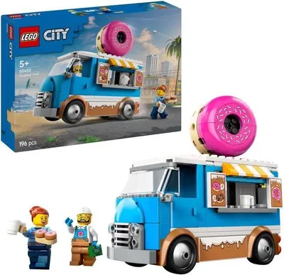 Zdjęcie produktu dla LEGO City 60452 Donut-Imbisswagen  Bauspielzeug für 5-jährige Jungen