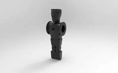 Produktbild von Ullrich-Sport Tischfussball Kicker Figur 'Soccer mit Gewicht - schwarz'