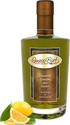 Produktbild von Olivenöl Limone Zitrone aus Italien 0,7L extra vergine erste Kaltpressung