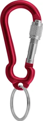 Produktbild von ALIENS - Zubehörkarabiner MINI RING Schraube 6 cm, Farbe:rot