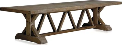 Zdjęcie produktu dla Stół do jadalni w stylu rustykalnym Casa Padrino brązowy 330 x 110 x h. 77 cm - Rustykalny stół kuchenny z litego drewna - Rustykalne meble do jadalni z litego drewna - Meble do jadalni w stylu rustykalnym