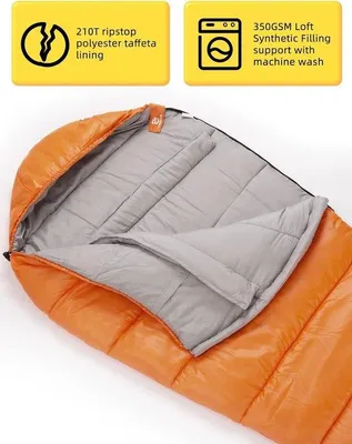 Obrázek produktu pro Spací pytel Famanu pro dospělé – lehký, teplý a pratelný, ideální pro outdoorové aktivity