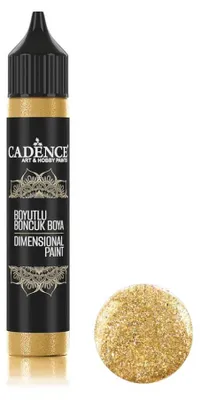Produktbild von Cadence 3D Dimensional Pen - Glitzer 25ml Regenbogen-Gold