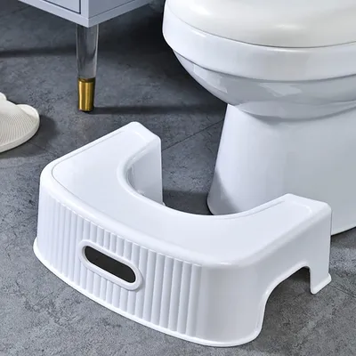 Productafbeelding van Antislip Toilet Krukje met Handvat voor Volwassenen en Kinderen