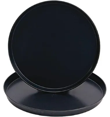 Produktbild von Pizzablech Ø 40 cm aus Schwarzblech mit Oxidschicht für Gastronomie