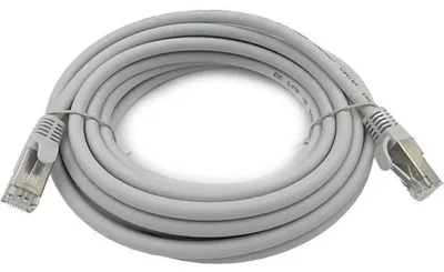 Image de Câble RJ45 Cat.6a, S/FTP, blindé, LSZH, 5 m