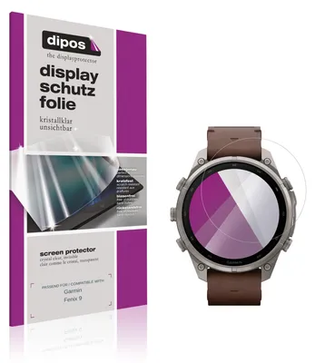 Obrázok produktu pre 6 ochranných fólií pre Garmin Fenix 9, priehľadné, na ochranu displeja