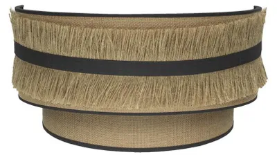 Zdjęcie produktu dla Czarny abażur, wymiary 17 x 30 x 15 cm, z gwintem E27, idealny do lamp