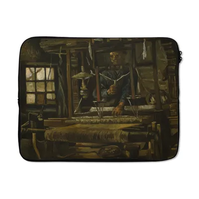 Produktbild von MuchoWow® Laptop Hülle 15 Zoll Die Weberin - Vincent van Gogh Laptoptasche - Laptoptasche - Sleeve - Rundum-Schutz