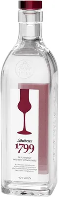 Produktbild von Sutterer Kirschwasser 500ml 40% Vol.