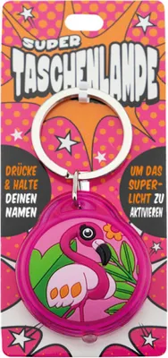 Produktbild von Super Taschenlampe f. Kinder CharakterFlamingo