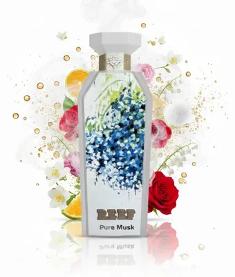 Zdjęcie produktu dla REEF Pure Musk – Woda perfumowana. Premium, uniseksowy zapach o czystym aromacie piżma i kwiatowych nutach. Elegancki, trwały zapach dla kobiet i mężczyzn. Pojemność: 150 ml, Obraz wygenerowany przez AI