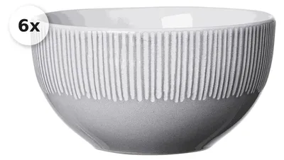 Produktbild von Müslischale 600ml 6er Set Banda grau