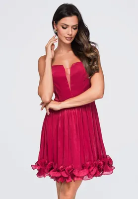 Produktbild von LARICA Kleid Mini Flared Cocktail LA-OM-DLR431 red M