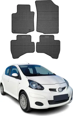 Produktbild von OMAC Gummi Fußmatten für Toyota Aygo 2005-2014 Automatten Gummi TPE Schwarz 4tlg