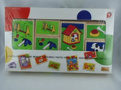 Produktbild von Pintoy - 8512 - Erinner Dich Bilderpuzzle, 18 Teile, Holz, ab 2 Jahre