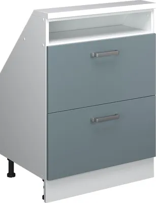 Immagine prodotto di Mobile sottotetto Vicco Rion Grigio-blu con 2 cassetti, Model 56099