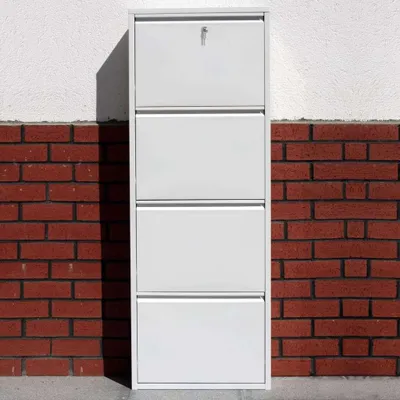 Produktbild von Skye Decor, Garda 4 - White, Schuhschrank, Weiß, 100% METALL, 50 x 15 x 137 cm