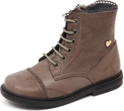 Produktbild von E1538 amphibisch taupe TWIN-SET SIMONA BARBIERI vintage Stiefel Kind Mädchen
