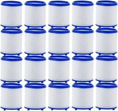 Produktbild von 20 Stück Wasserhahnfilter, Wasserfilter Wasserhahn aus Baumwolle, Kalkfilter Wasserhahn, für Küchenarmaturen und Badez