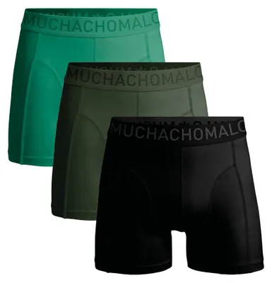 Produktbild von Muchachomalo Herren Boxershorts – 3er Pack – Microfaser & Stretch – Leichte Sport-Unterwäsche – Größe M - MICROFIB1010-201