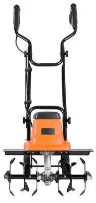 Image de SucceBuy : sarcleuse électrique avec une largeur de travail de 45 cm, une profondeur de travail de 22 cm, un moteur de 1 500 W, des dents en acier et un guidon rabattable, idéale pour l'entretien du jardin, de la pelouse et de la cour