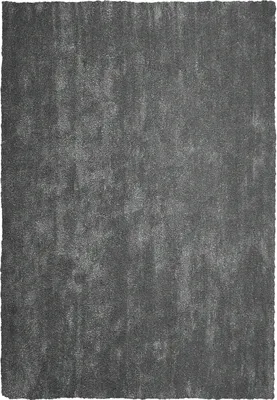 Produktbild von BELIANI Teppich Dunkelgrau Polyester 140 x 200 cm Rechteckig Hochflor Modern Maschinengetuftet Fußbodenheizung Geeignet Wohnzimmer Schlafzimmer Flur
