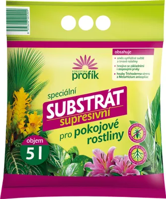 Obrázek produktu pro Substrát Forestina Profík - Supresivní pro pokojové rostliny 5 l