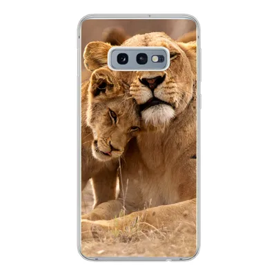 Produktbild von MuchoWow® Handyhülle Schutzhülle Hülle für Samsung Galaxy S10e Löwe - Wilde Tiere - Jungtier Silikon Softcase Handy Hülle - Handy