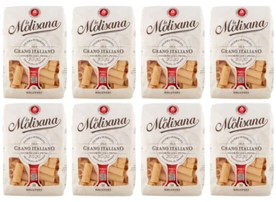 Image de Pâtes La Molisana Rigatoni n° 31, lot de 8 x 500 g, traditionnelles italiennes