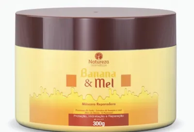 Produktbild von Natureza Banana & Mel Haarmaske - 300ml