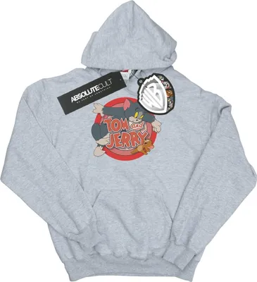 Produktbild von Tom And Jerry - "Classic Catch" Kapuzenpullover für Jungen BI12953 (116) (Grau)