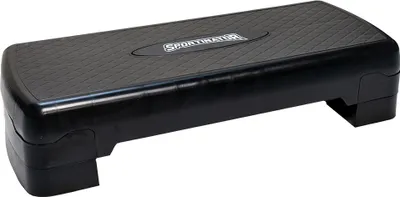 Produktbild von SPORTINATOR Fitness Stepper schwarz, höhenverstellbar 10–15 cm, rutschfest, robust, für intensives Training – max. Tragegewicht 250 kg | STR-70