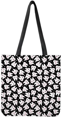 Image de Sac fourre-tout en toile durable pour femme - Sac de courses haut de gamme - Sac à bandoulière - Joli sac à main - 42 x 34 x 1,5 cm / Bandoulière : 26 cm