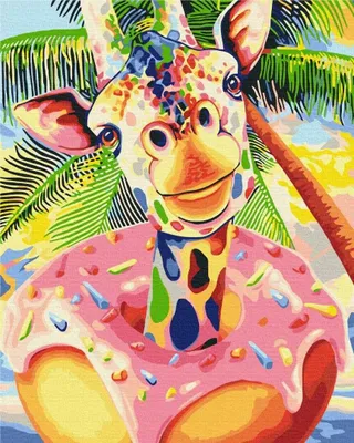 Immagine prodotto di Dipingere con i numeri: La dolce giraffa
