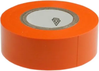 Obrázok produktu pre Izolačná páska VDE, dĺžka 10,0 m, šírka 19,0 mm, hrúbka 0,15 mm, oranžová – 1 ks