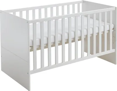Produktbild von Babybett KIARA mit 4-fach höhenverstellbarem Lattenrost und 3 Schlupfsprossen