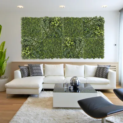 Image de Mur Vegetal Artificiel Panache 50x50cm